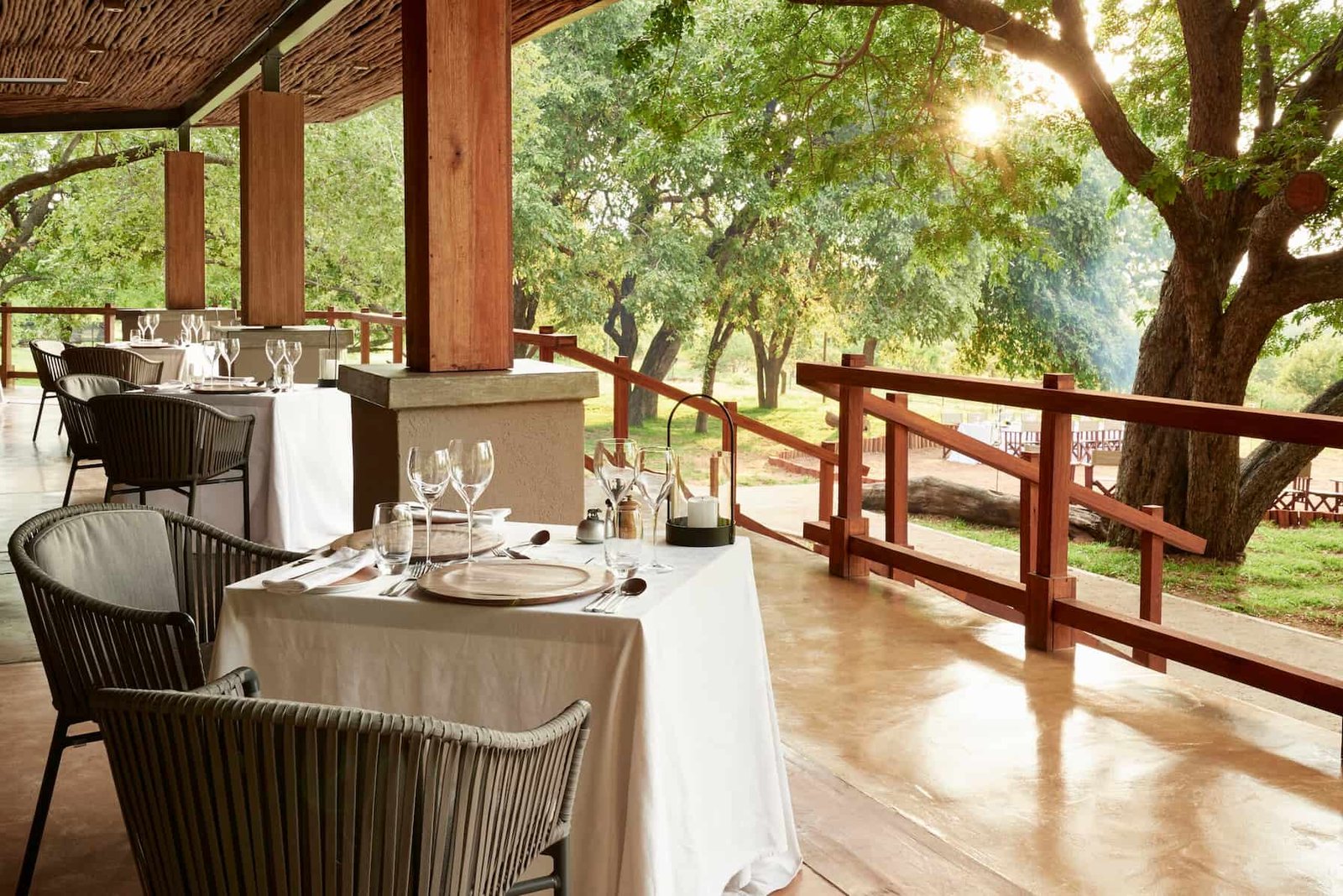 Tented camp accommodation in Botswana