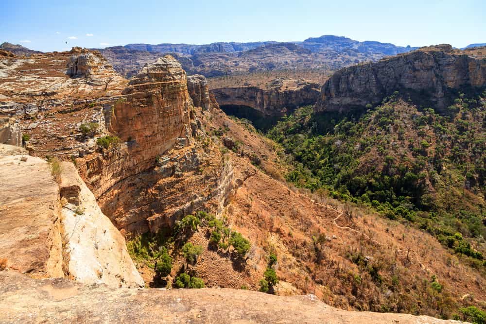 Sandstone canyons of Isalo National Park
