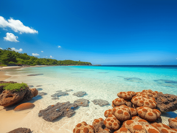 Warm turquoise water at Nosy Be, Madagascar