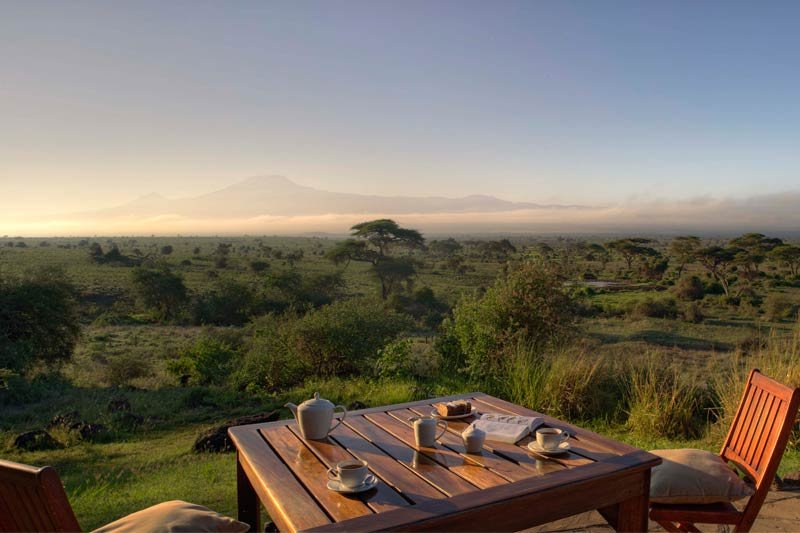 Scene at Elephant Bedroom Camp in Samburu National Reserve, northern Kenya