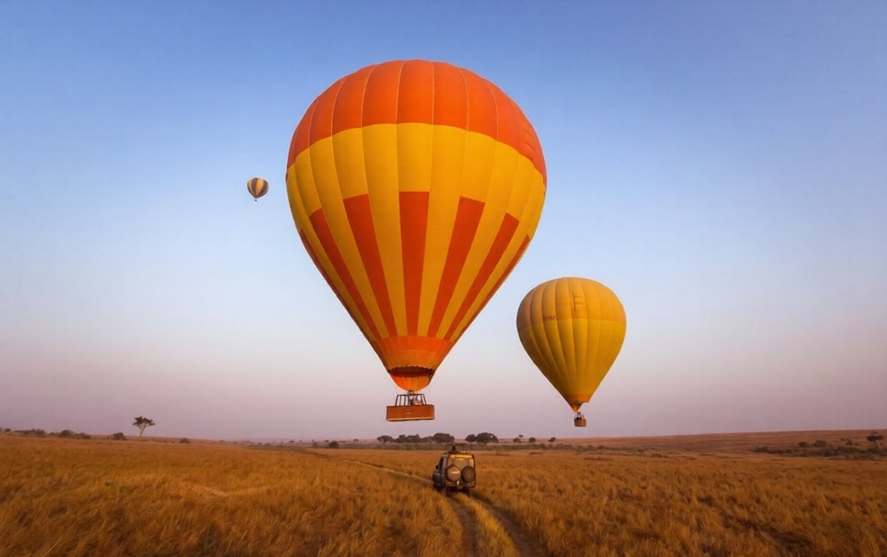 Masai Mara hot air balloon safari